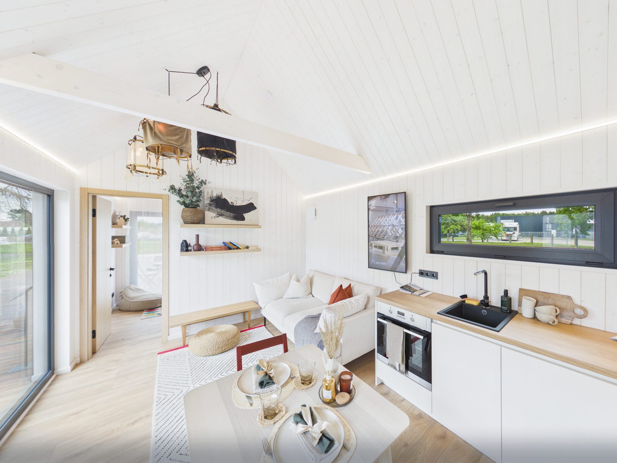 The living area inside a Milla 47