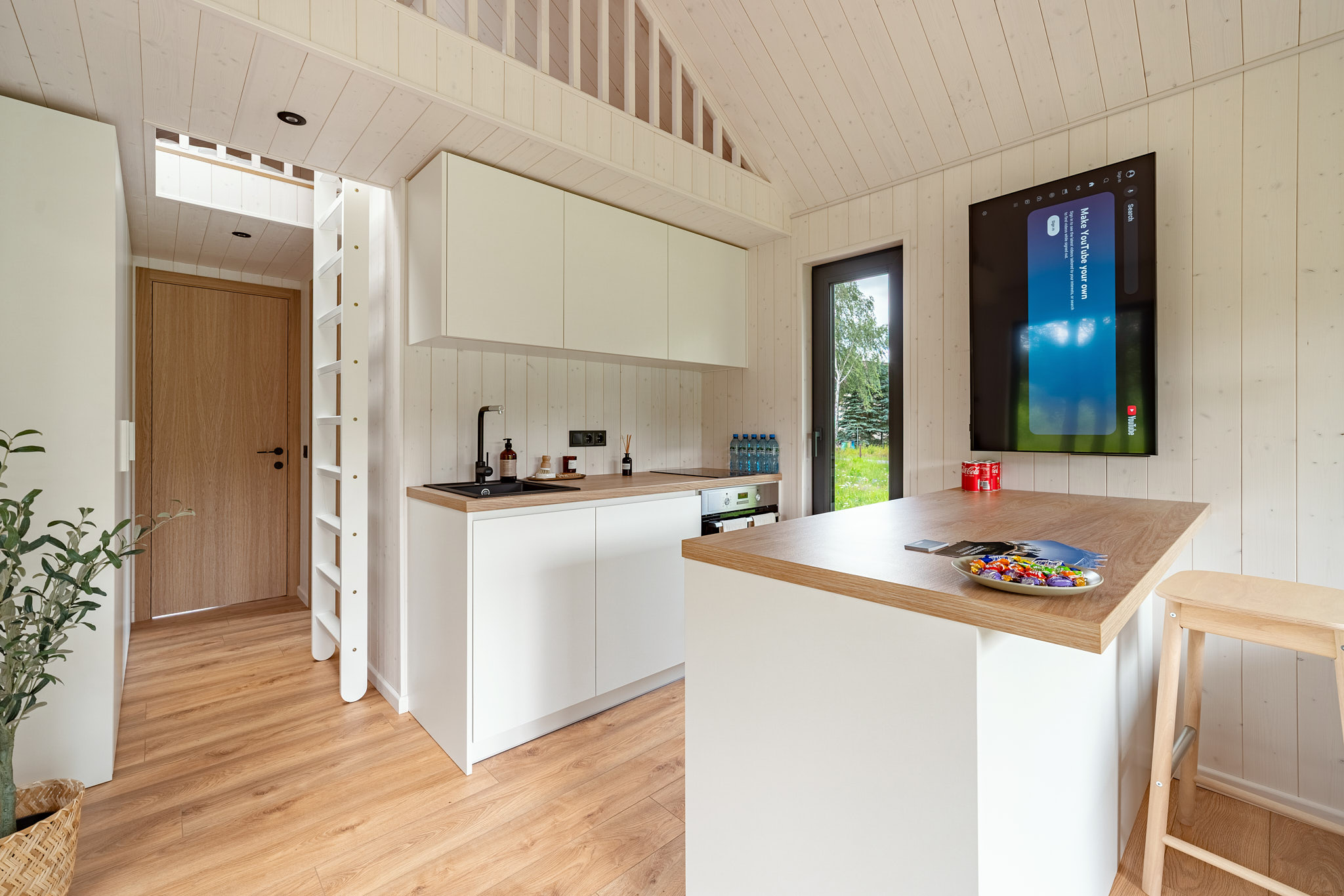 Kitchen inside a Milla 40