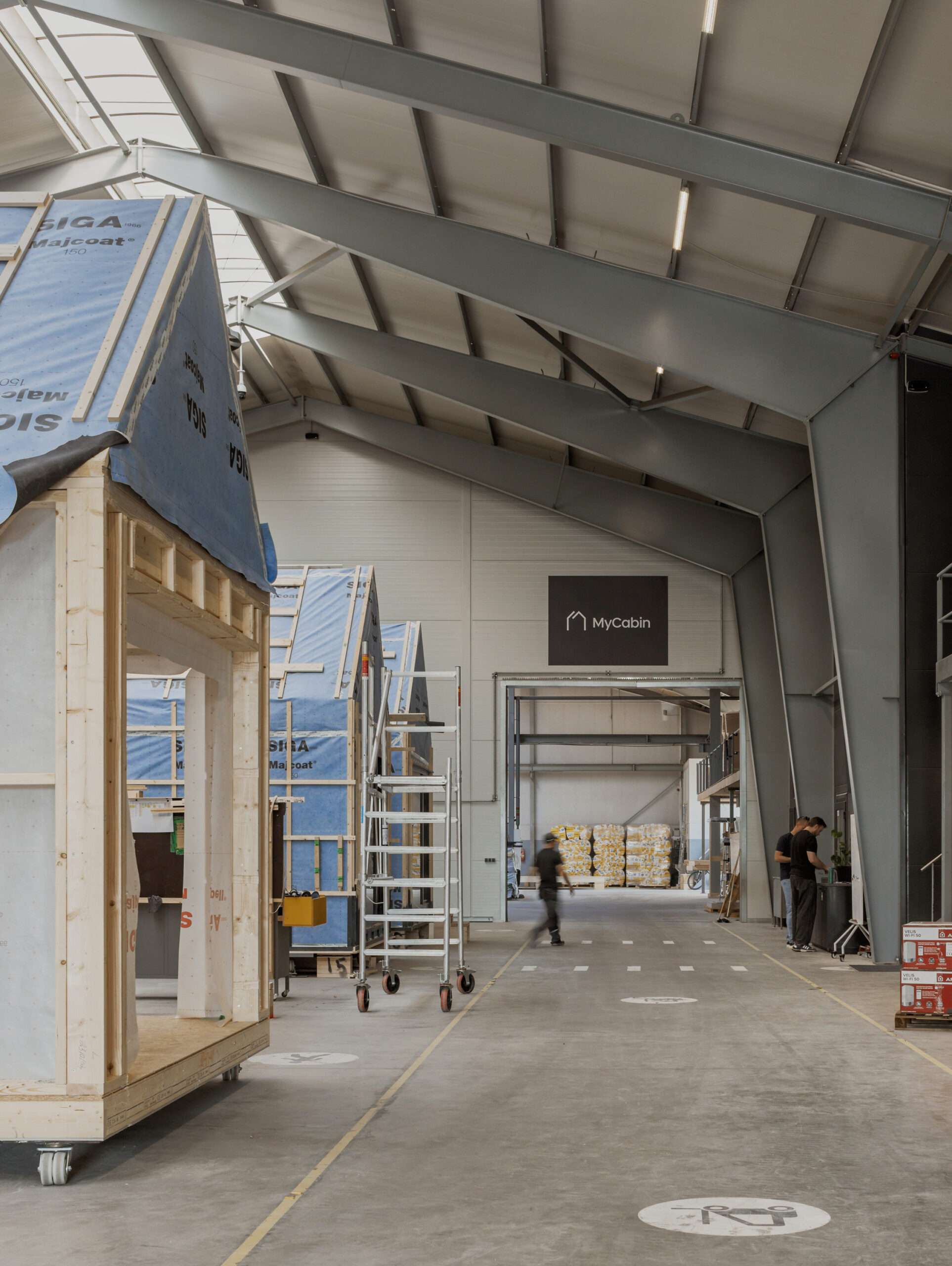 MyCabin factory and demo house in Jelgava